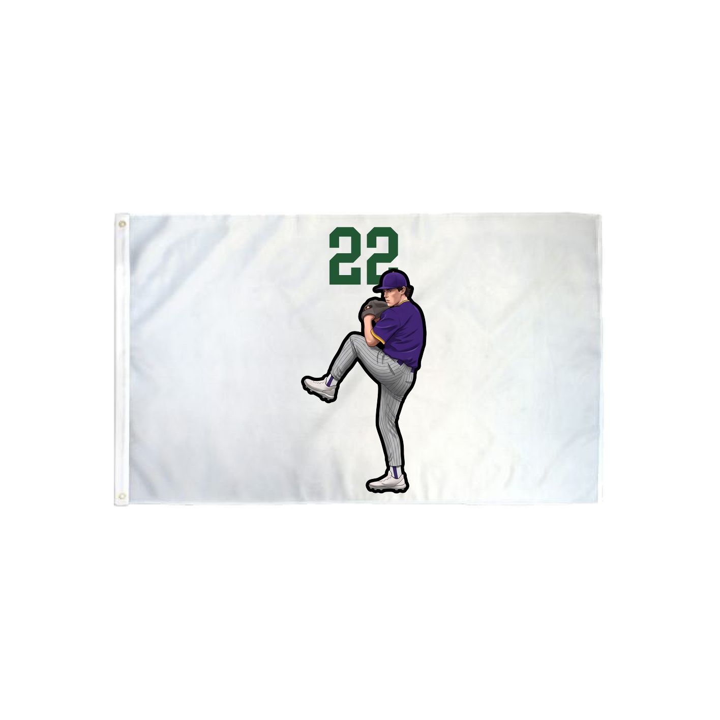 3x5 Flag — Number Top in Classic