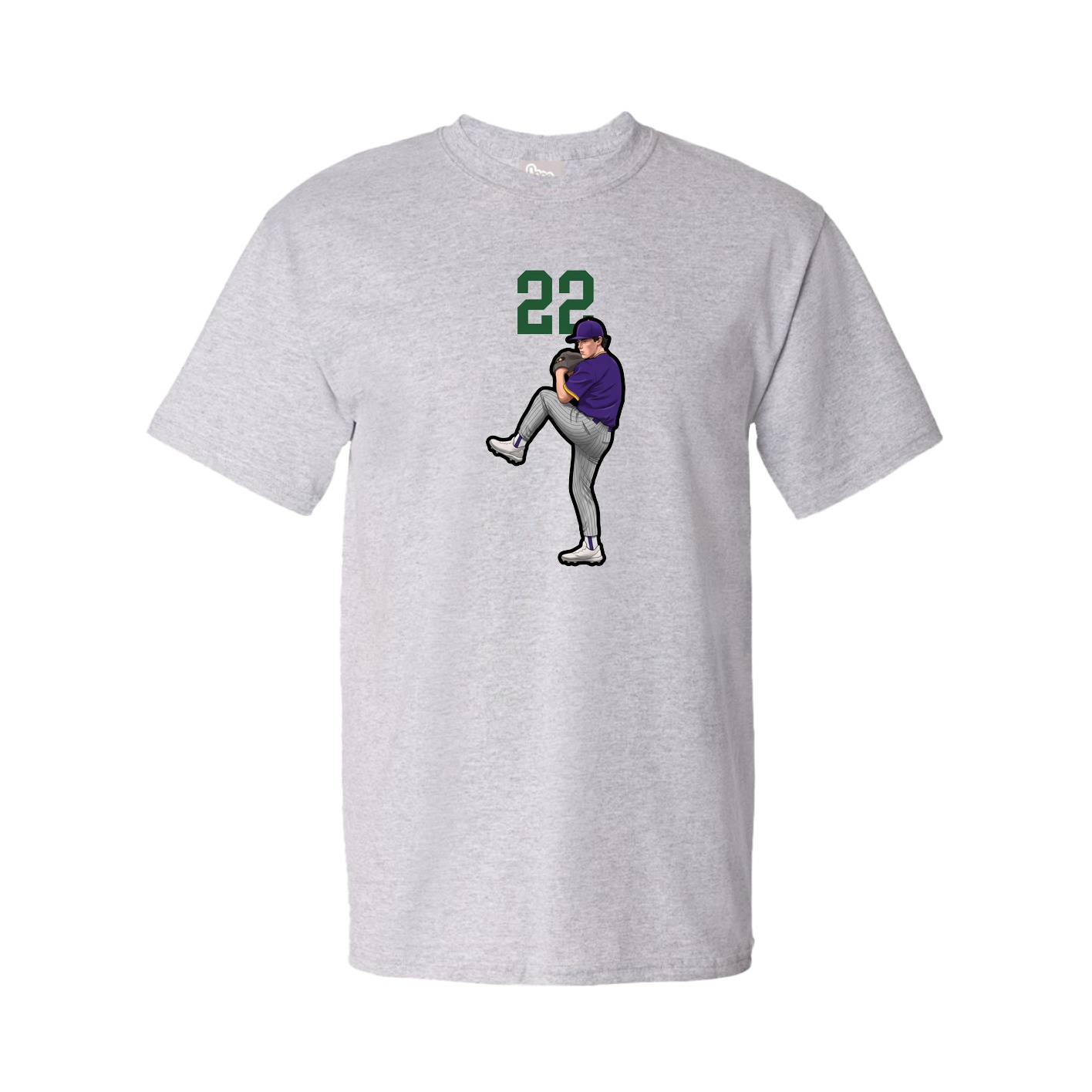 Tee — Number Top in Grey
