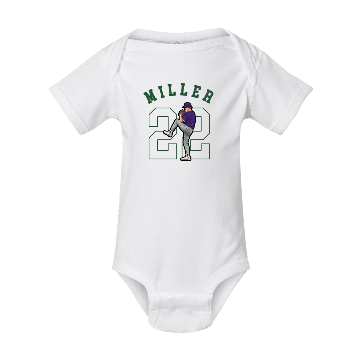 Baby Onesie — Shirsey Arch in White