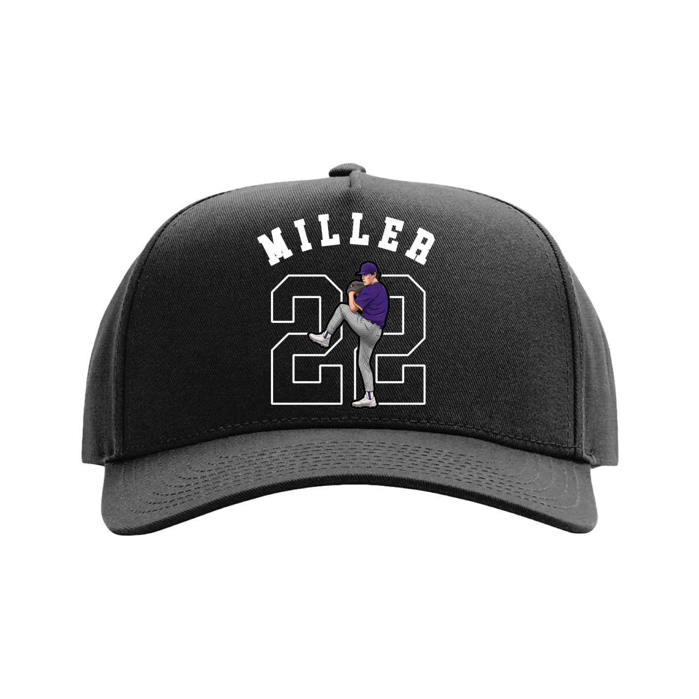 Full Fabric Five-Panel Champ Cap
