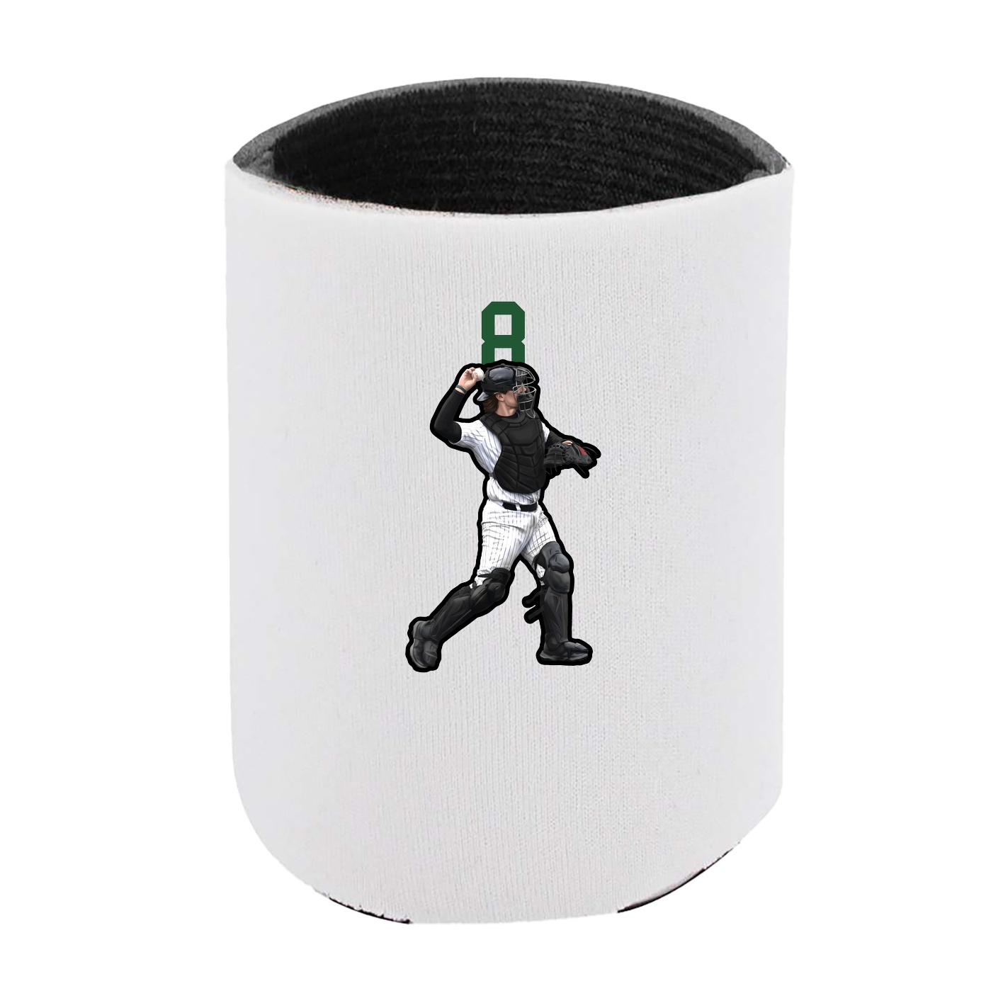 Can Holder — Number Top in White
