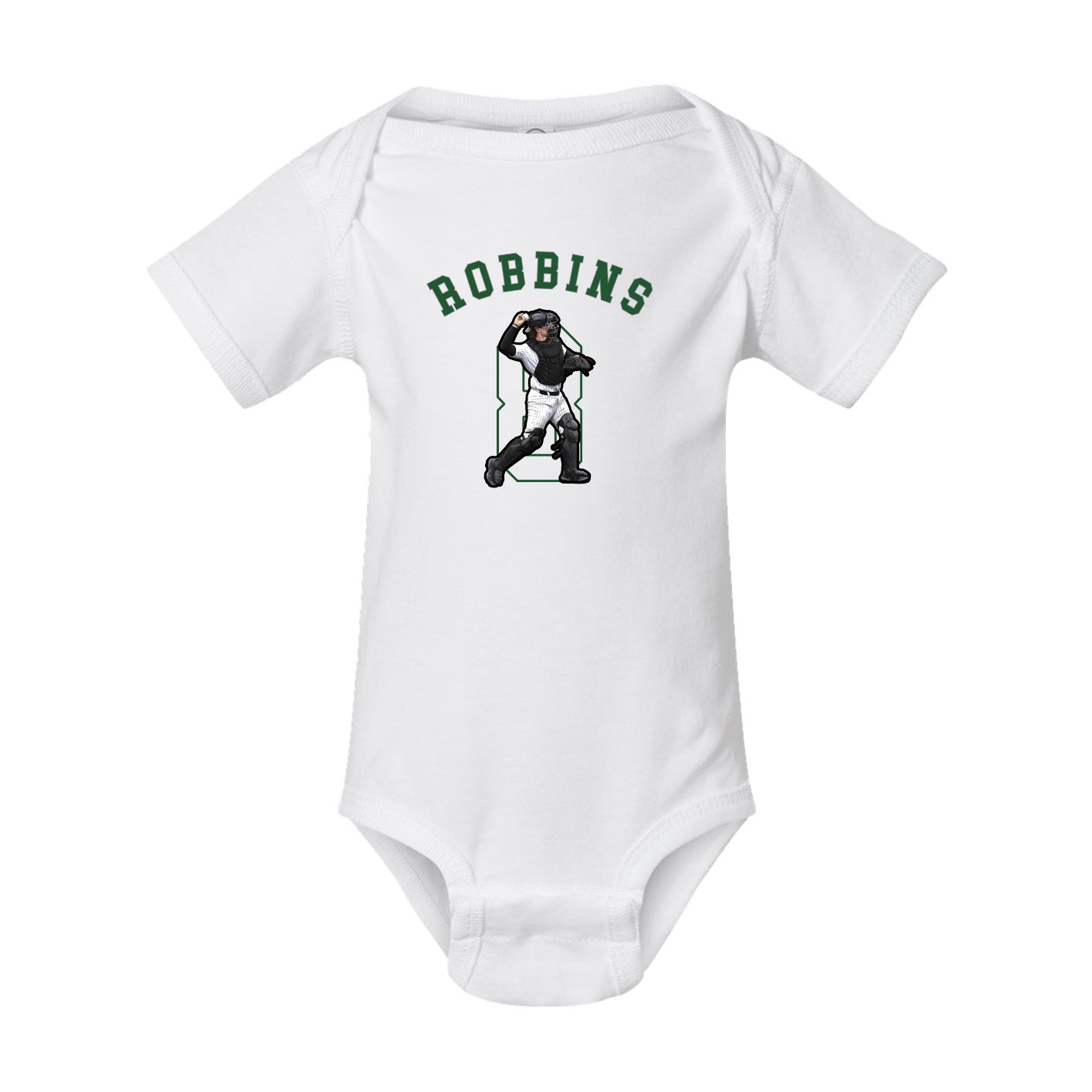 Baby Onesie — Shirsey Arch in White