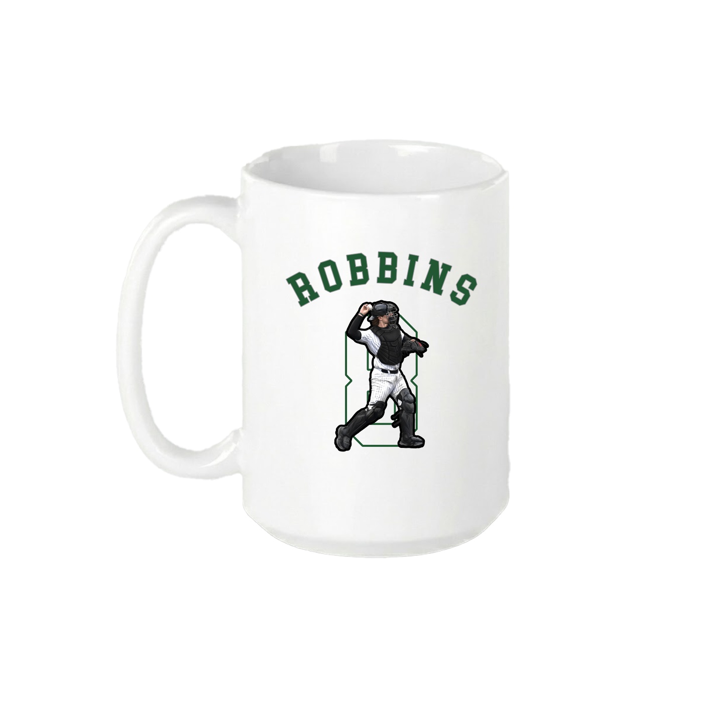 15oz Coffee Mug — Shirsey Arch in White