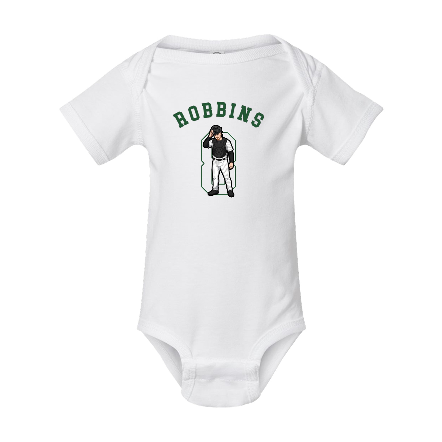 Baby Onesie — Shirsey Arch in White