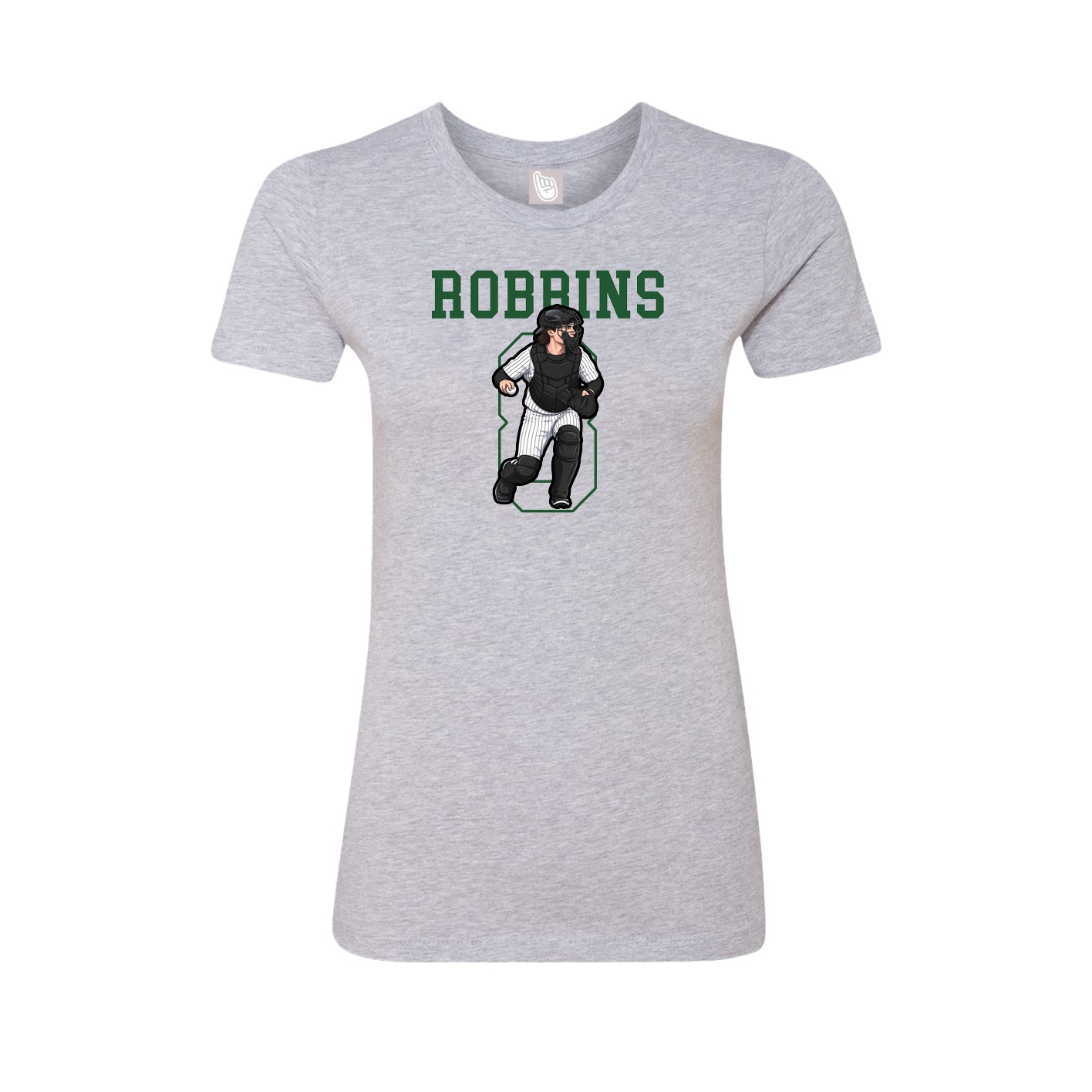 Fitted Women's Tee — Shirsey in Grey