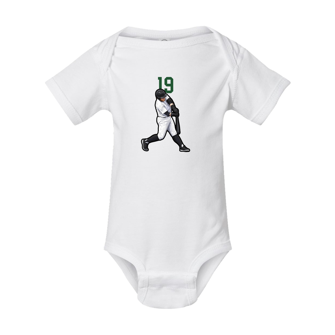 Baby Onesie — Number Top in White