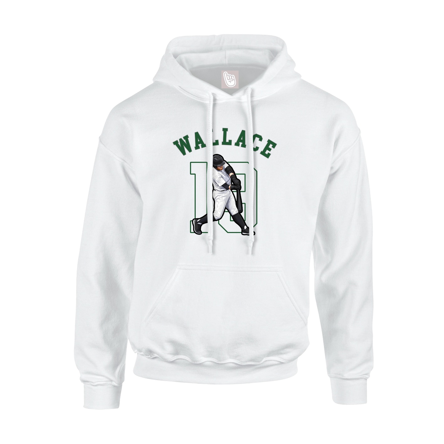 Youth Hoodie — Shirsey Arch in White