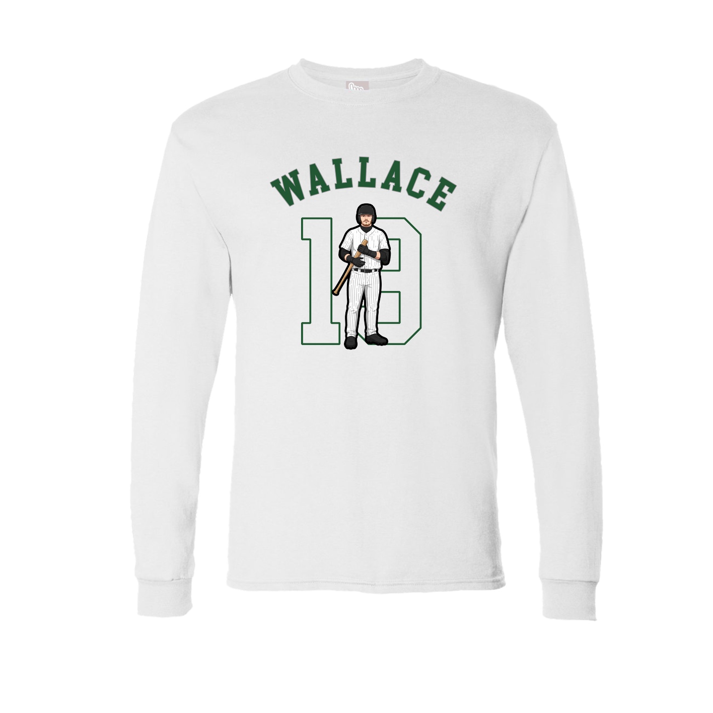 Long Sleeve Tee — Shirsey Arch in White