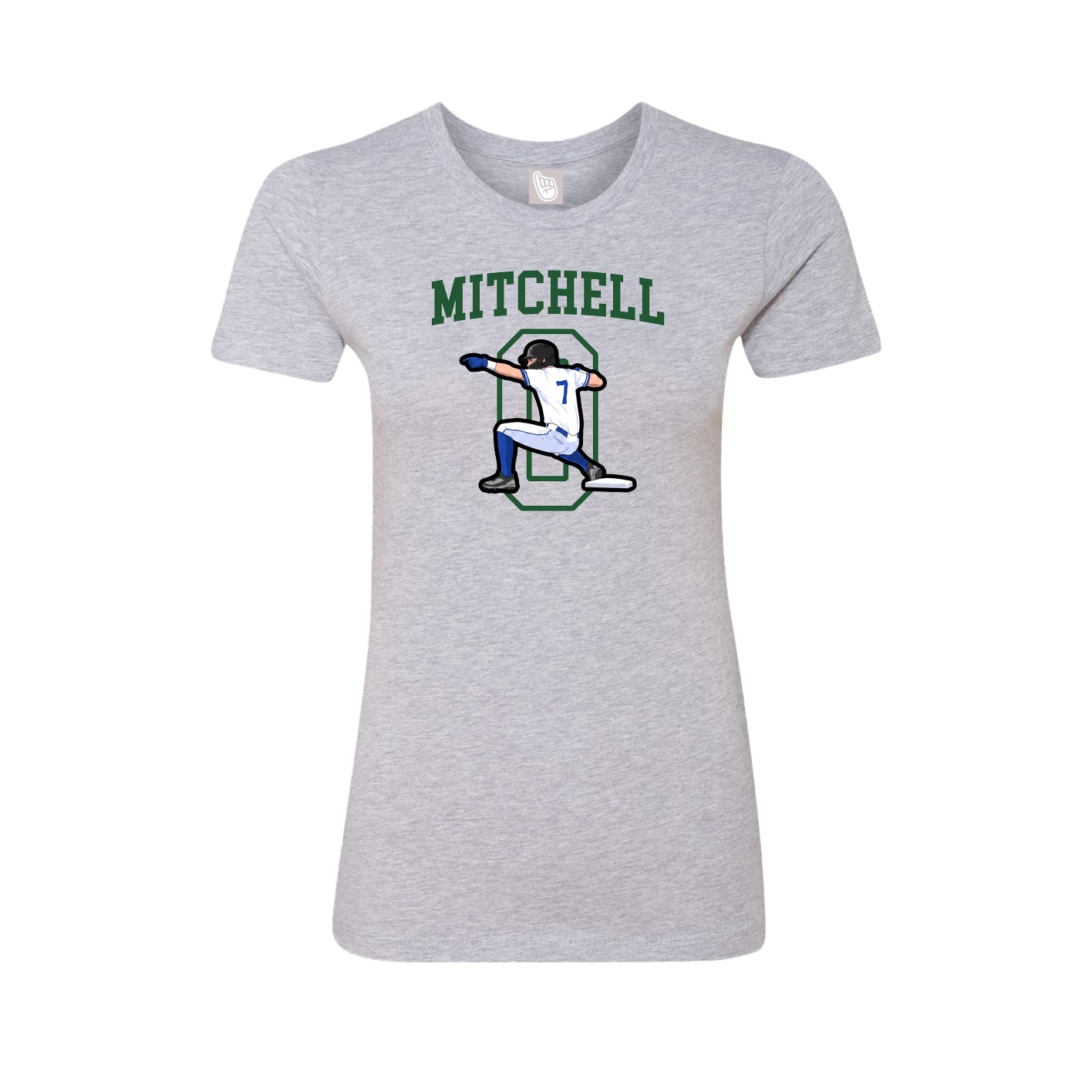 Fitted Women's Tee — Shirsey in Grey