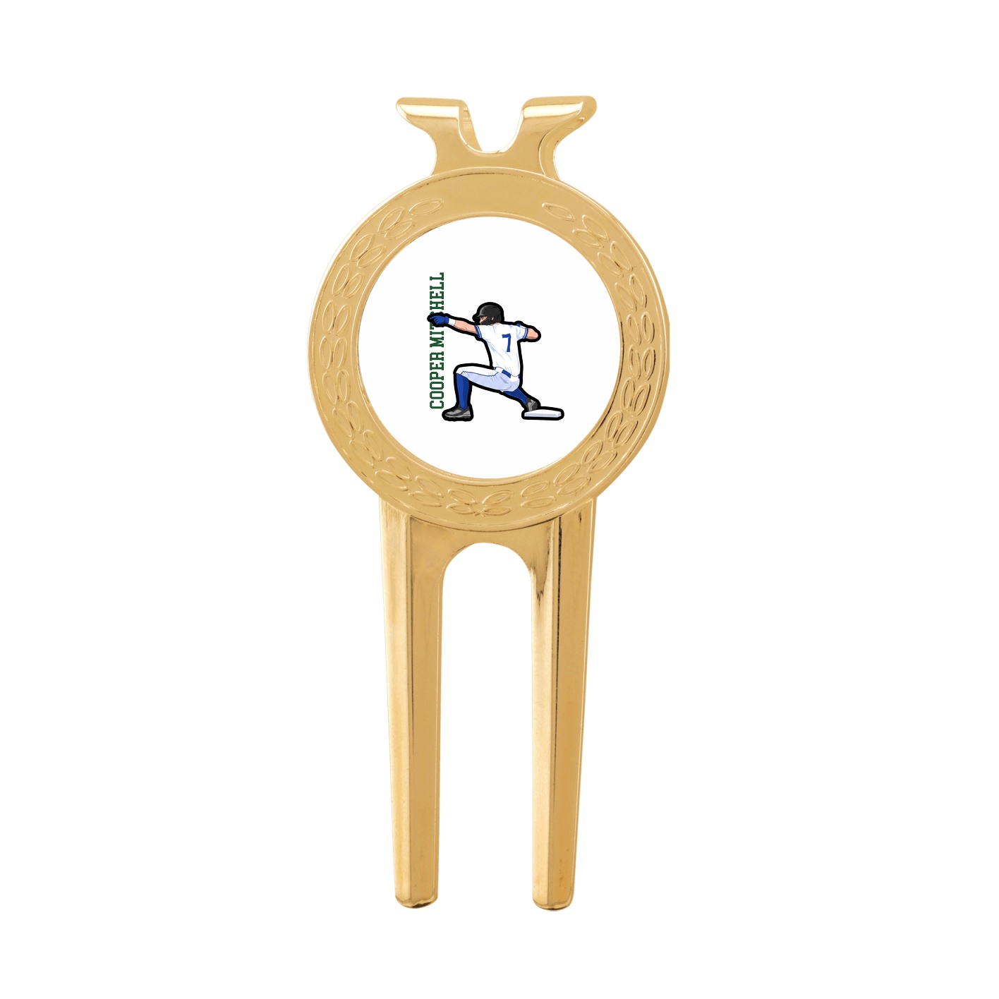 Divot Tool with Ball Marker — Name Vertical in Classic