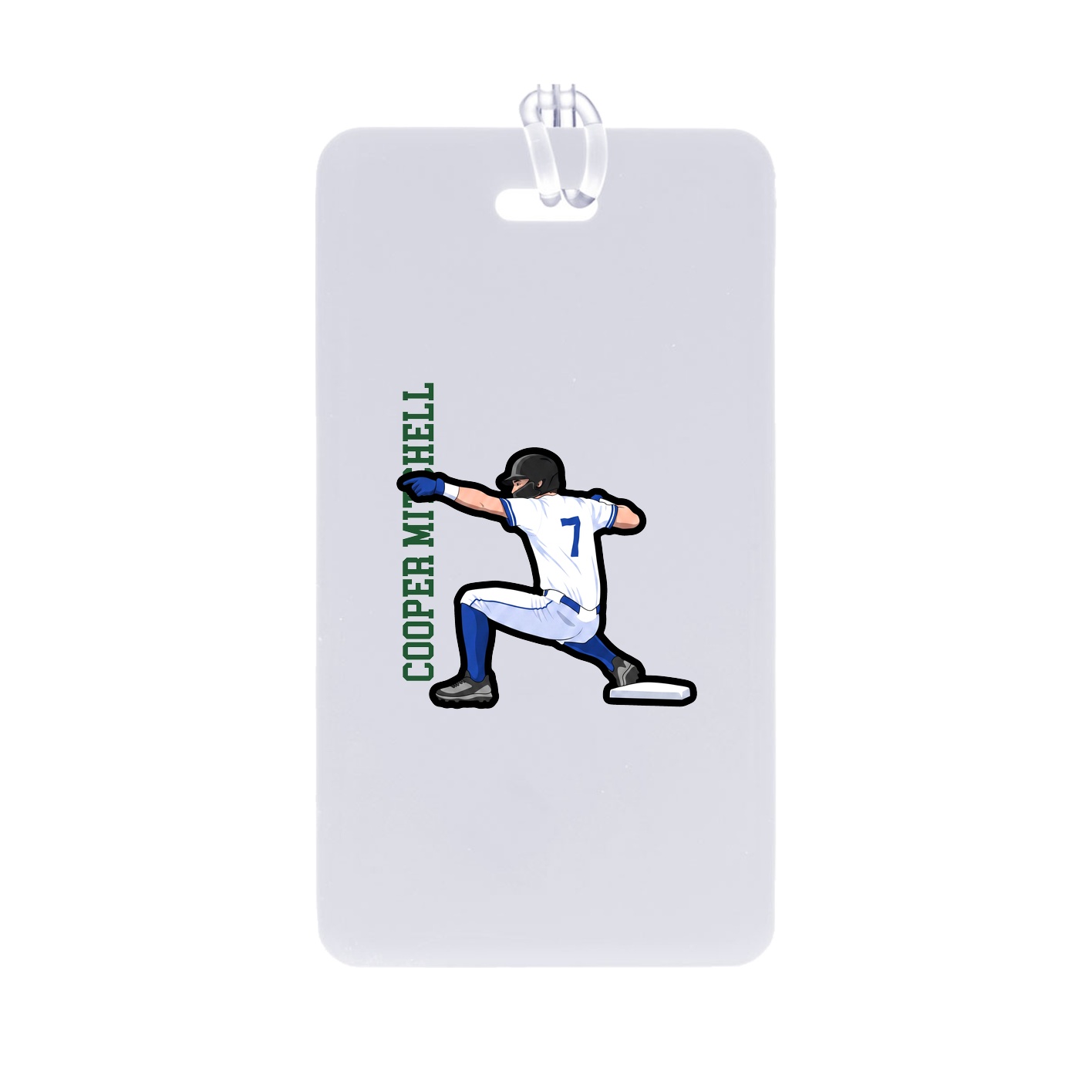 Bag Tag — Name Vertical in Classic