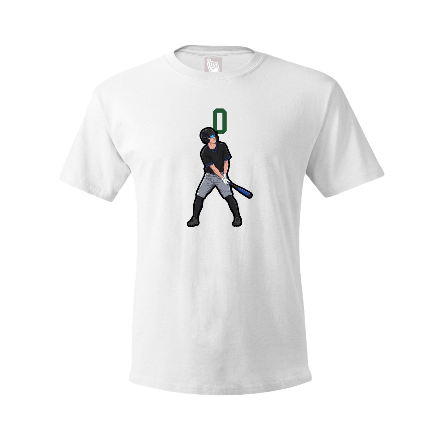 Tee — Number Top in White