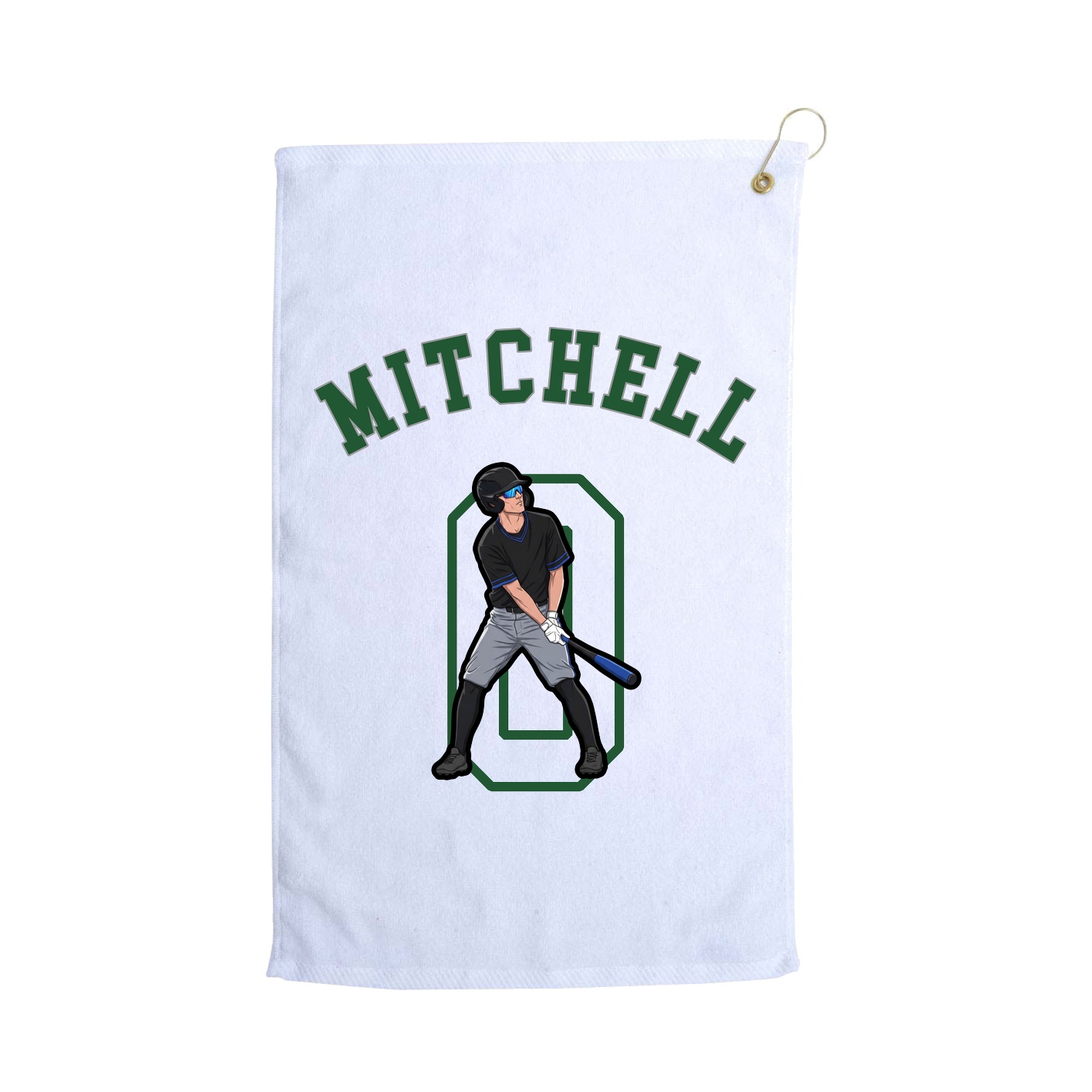 Golf Towel — Shirsey Arch in White