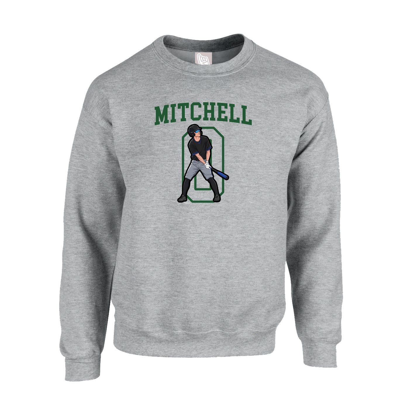 Fleece Crew — Shirsey in Grey