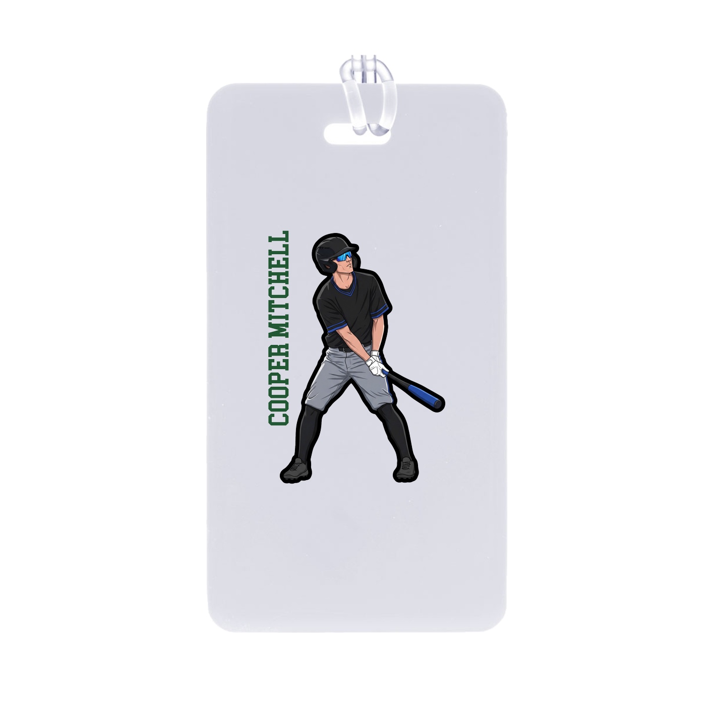 Bag Tag — Name Vertical in Classic