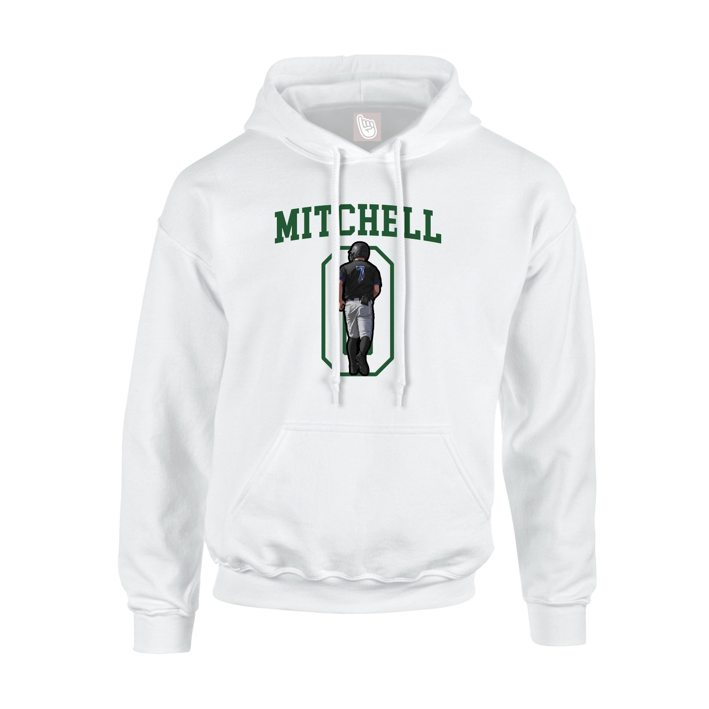 Hoodie — Shirsey in White
