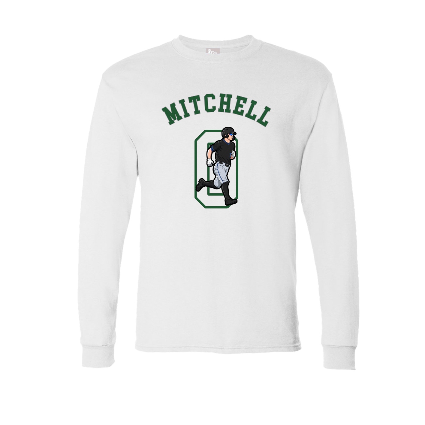 Long Sleeve Tee — Shirsey Arch in White