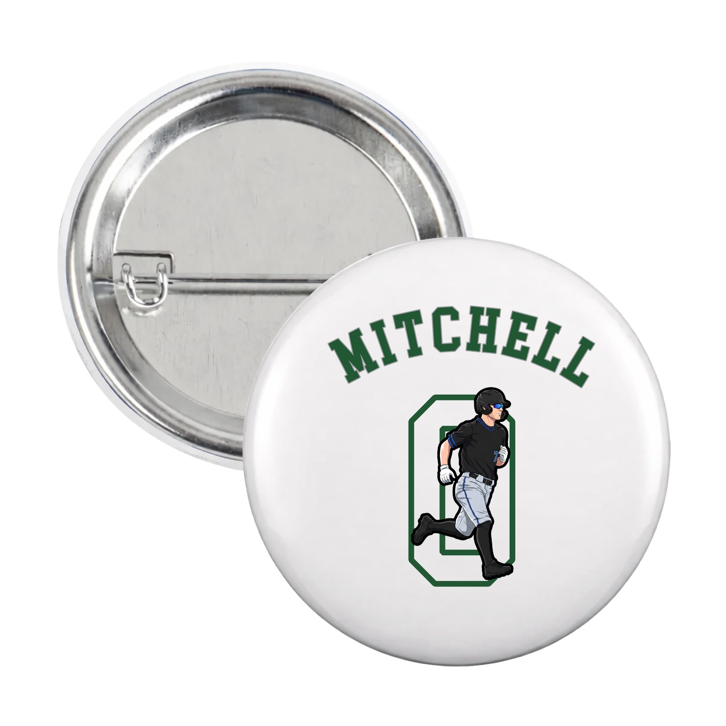 Game Day Button — Shirsey Arch in White