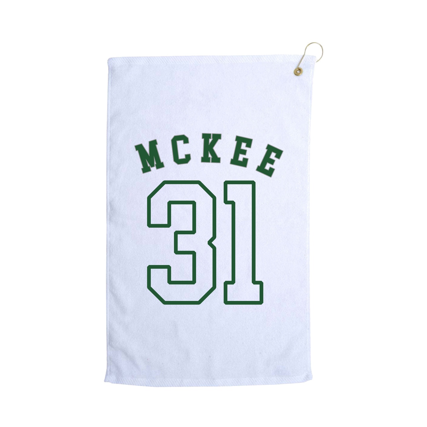 Golf Towel — Shirsey Arch in White