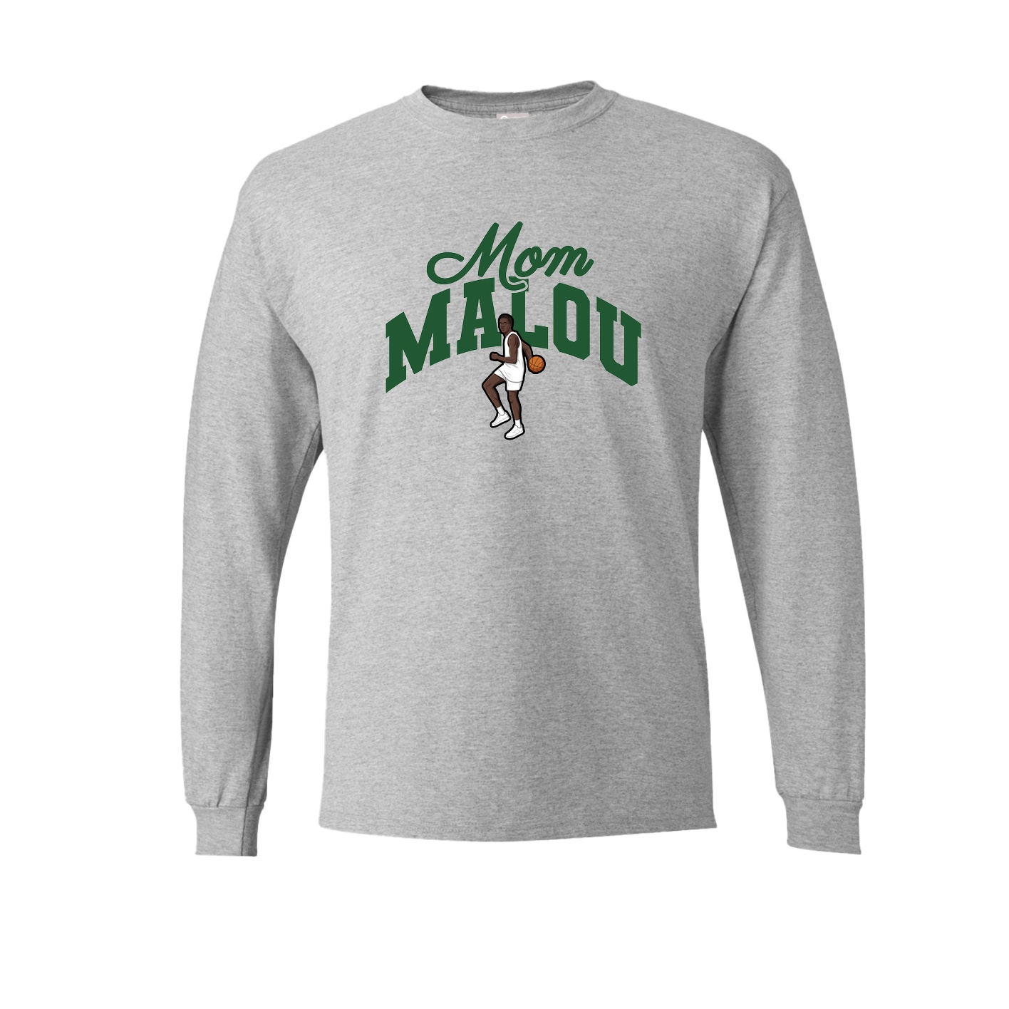 Long Sleeve Tee — Mothers Day Arch in Grey