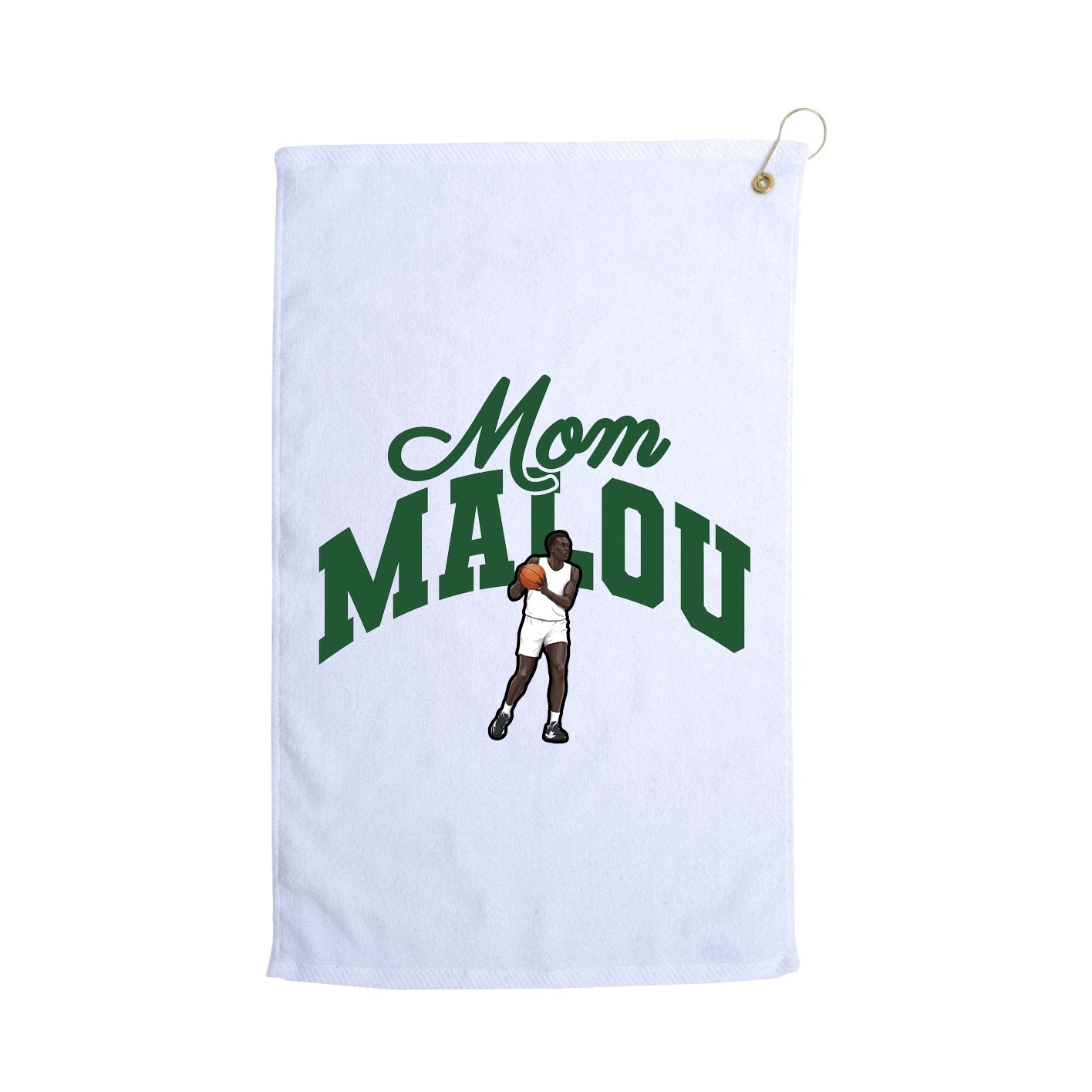 Golf Towel — Mothers Day Arch in White