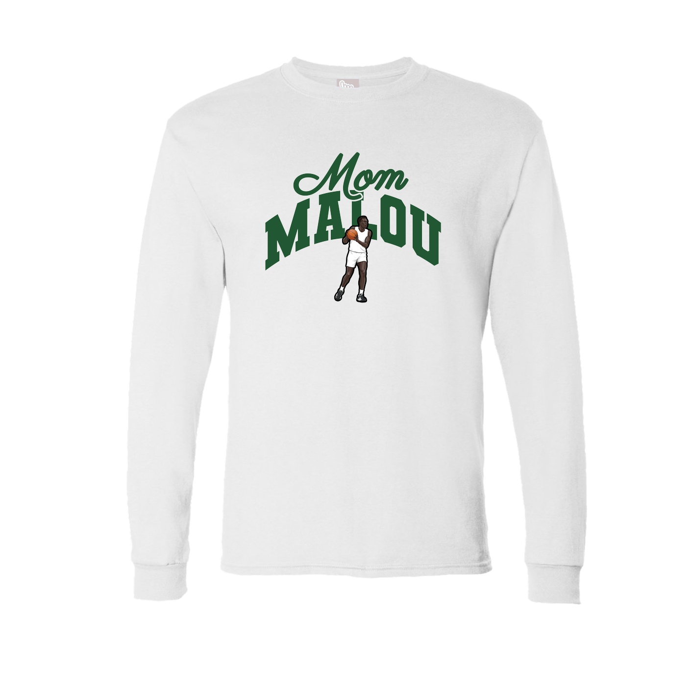 Long Sleeve Tee — Mothers Day Arch in White