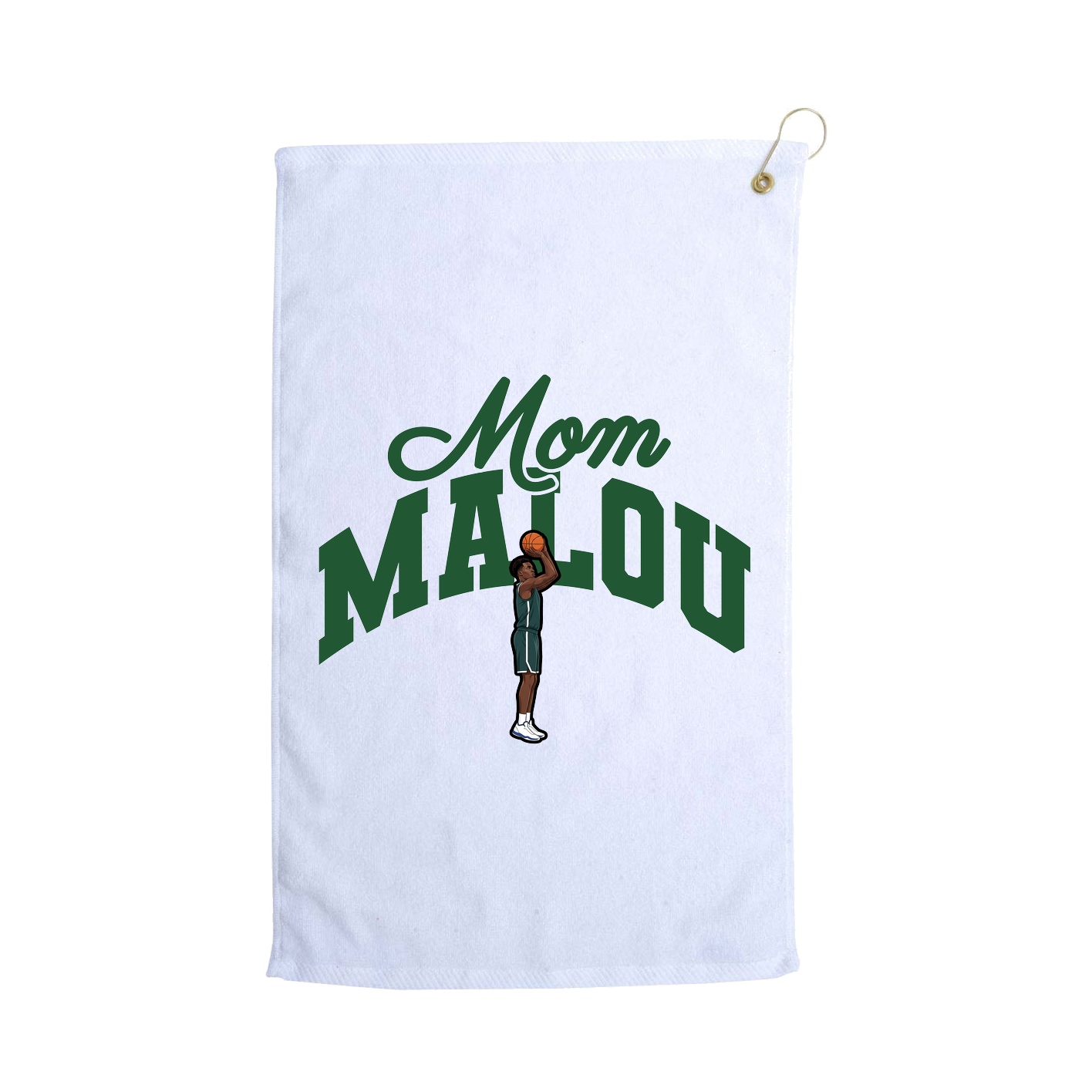 Golf Towel — Mothers Day Arch in White