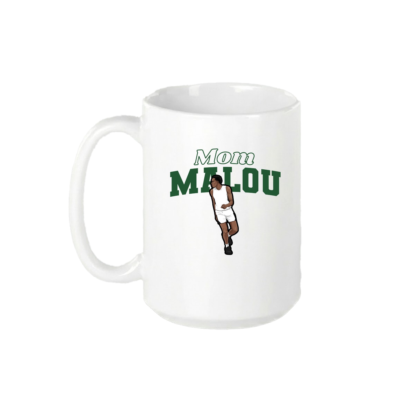 15oz Coffee Mug — Mothers Day Block in White