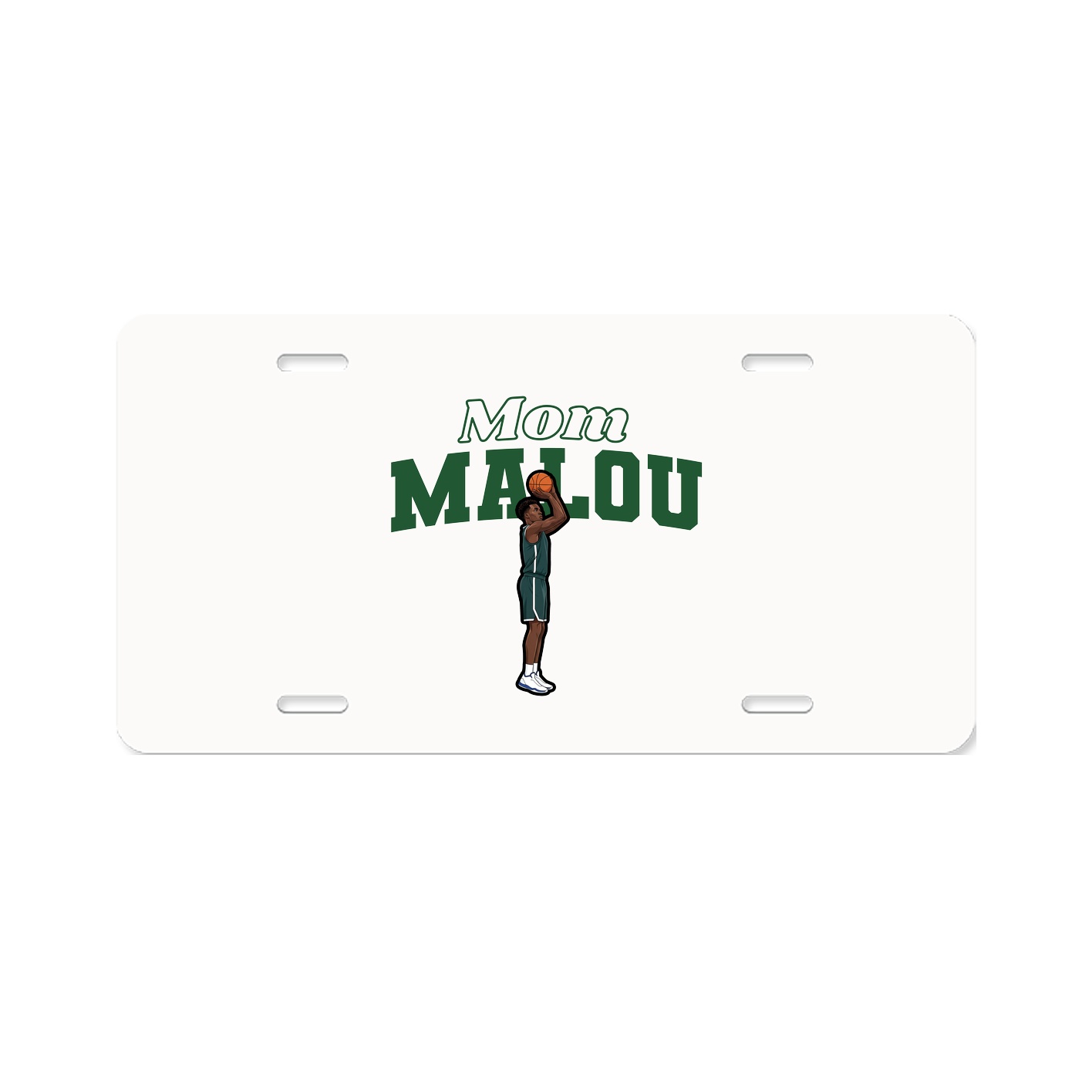 License Plate — Mothers Day Block in Classic