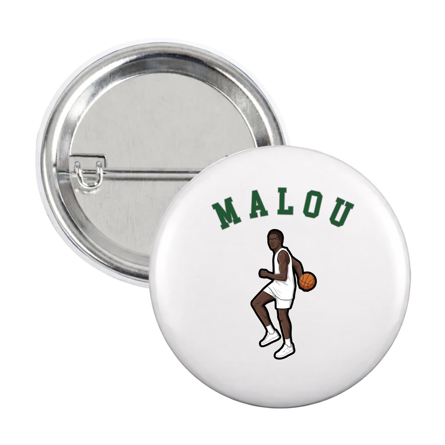 Game Day Button — Shirsey Arch in White