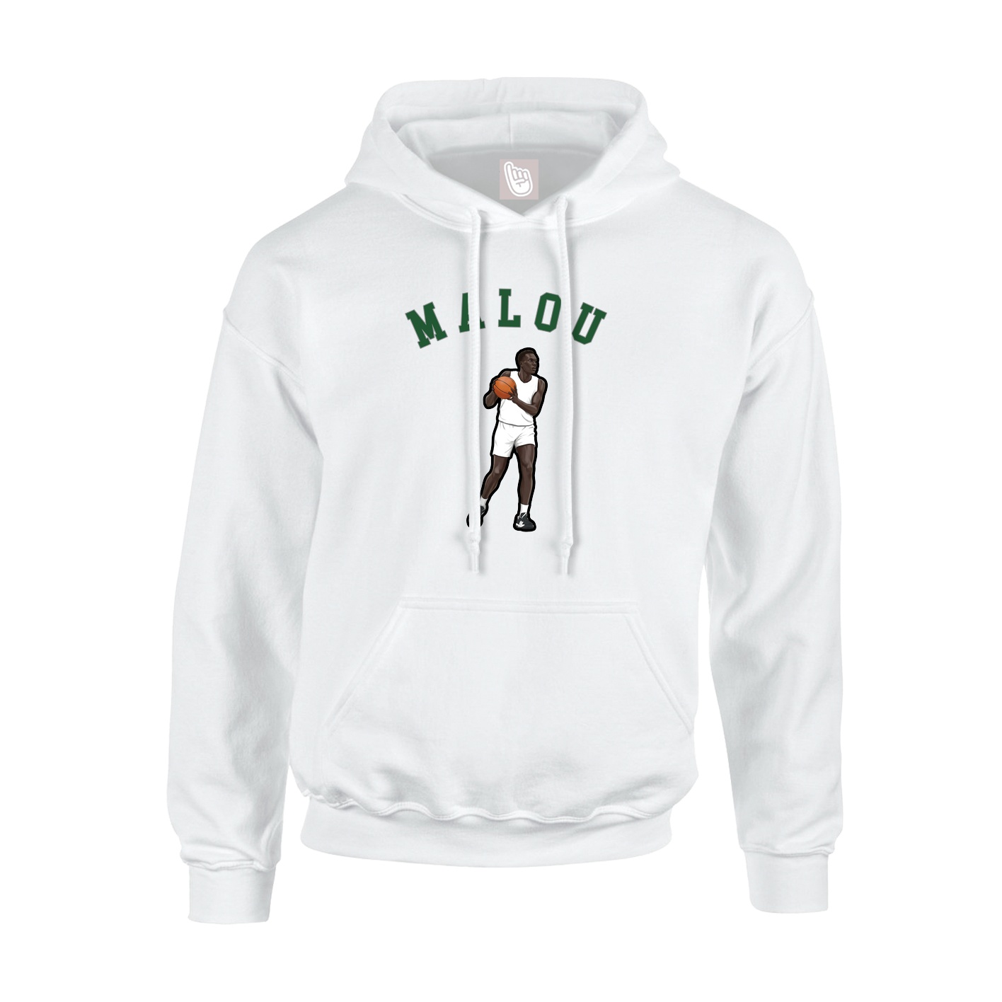 Hoodie — Shirsey Arch in White