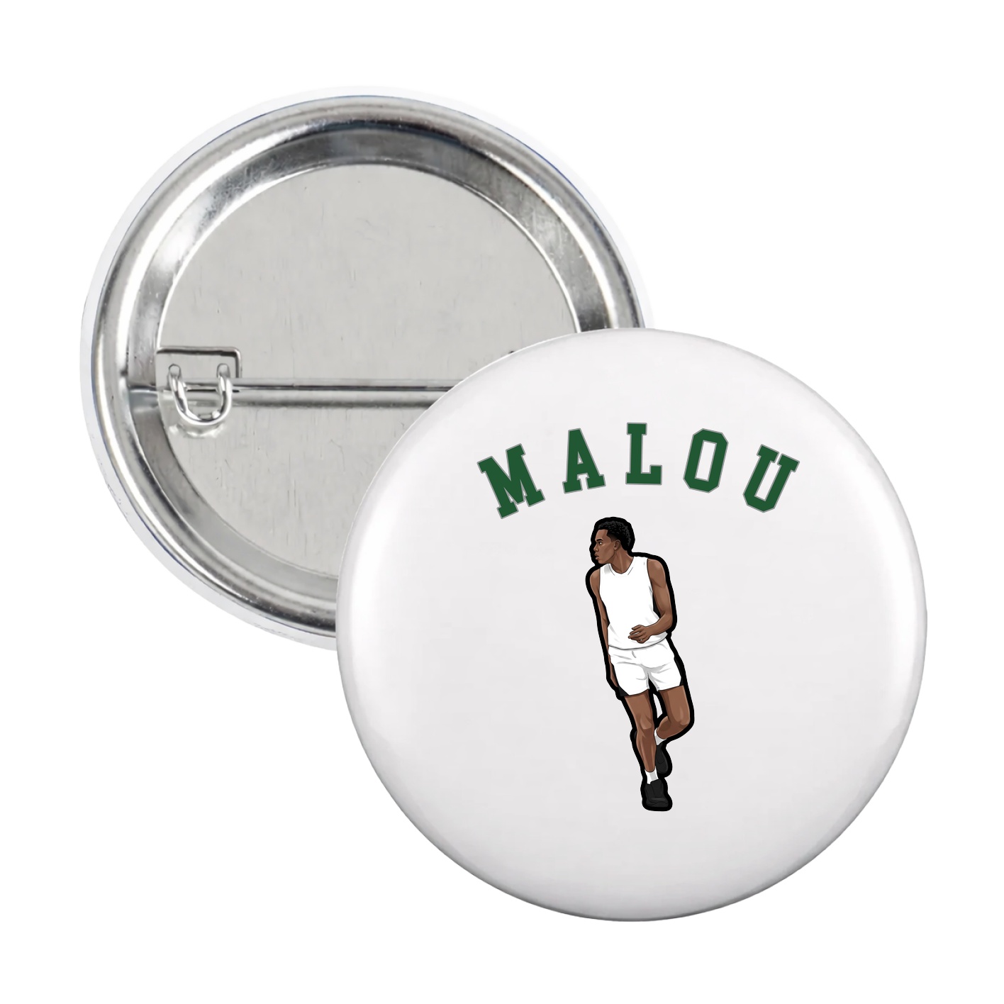 Game Day Button — Shirsey Arch in White