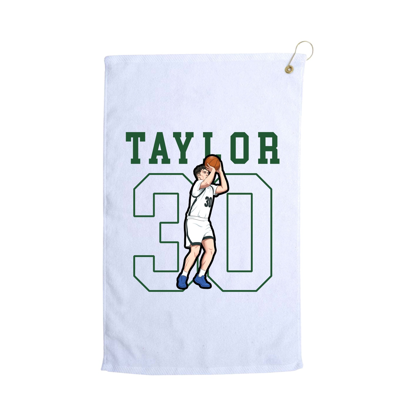 Golf Towel — Shirsey in White