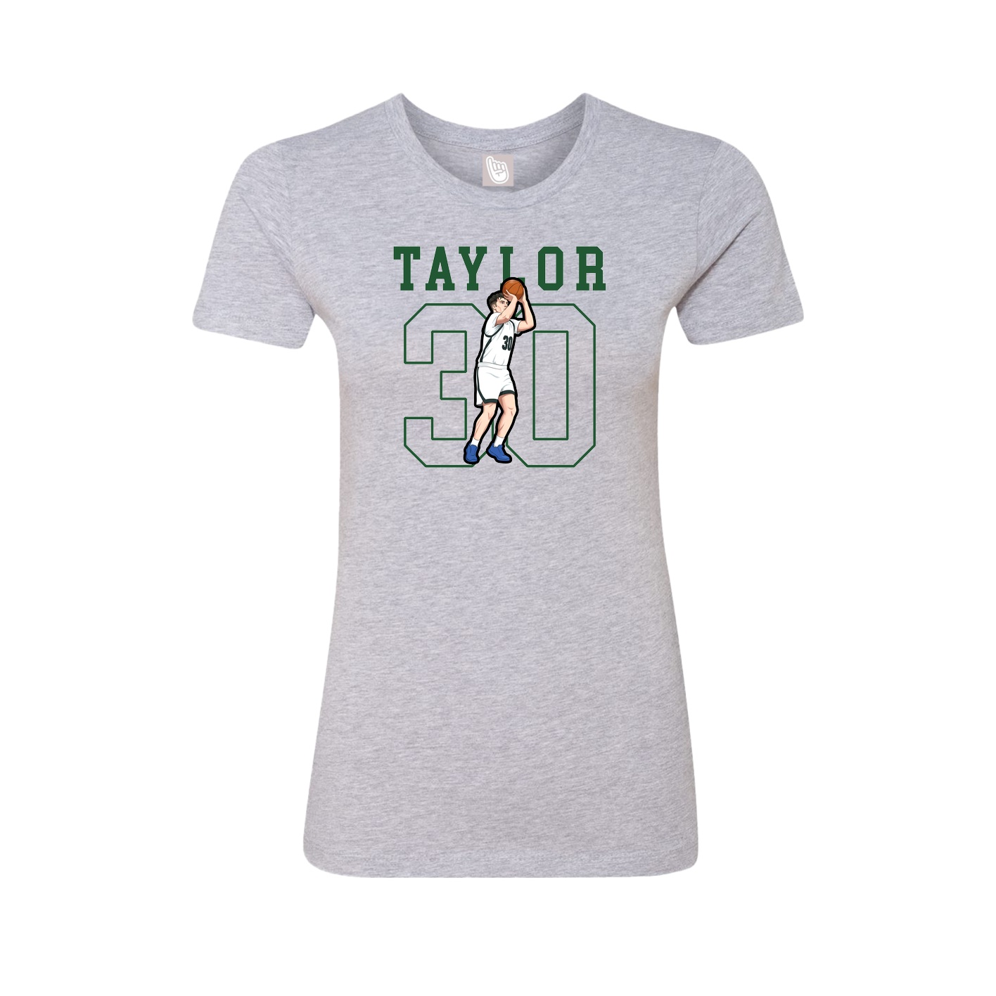 Fitted Women's Tee — Shirsey in Grey