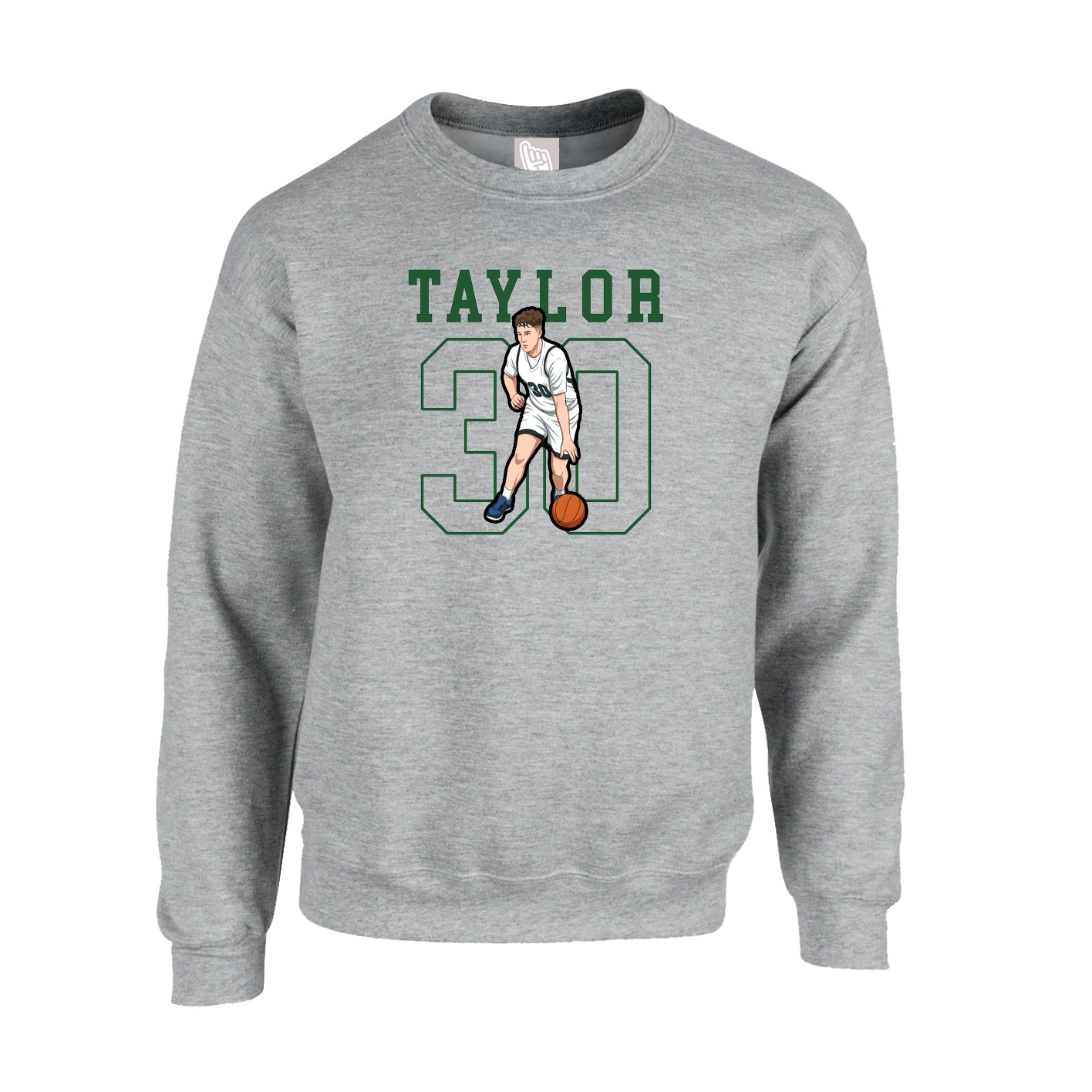 Fleece Crew — Shirsey in Grey