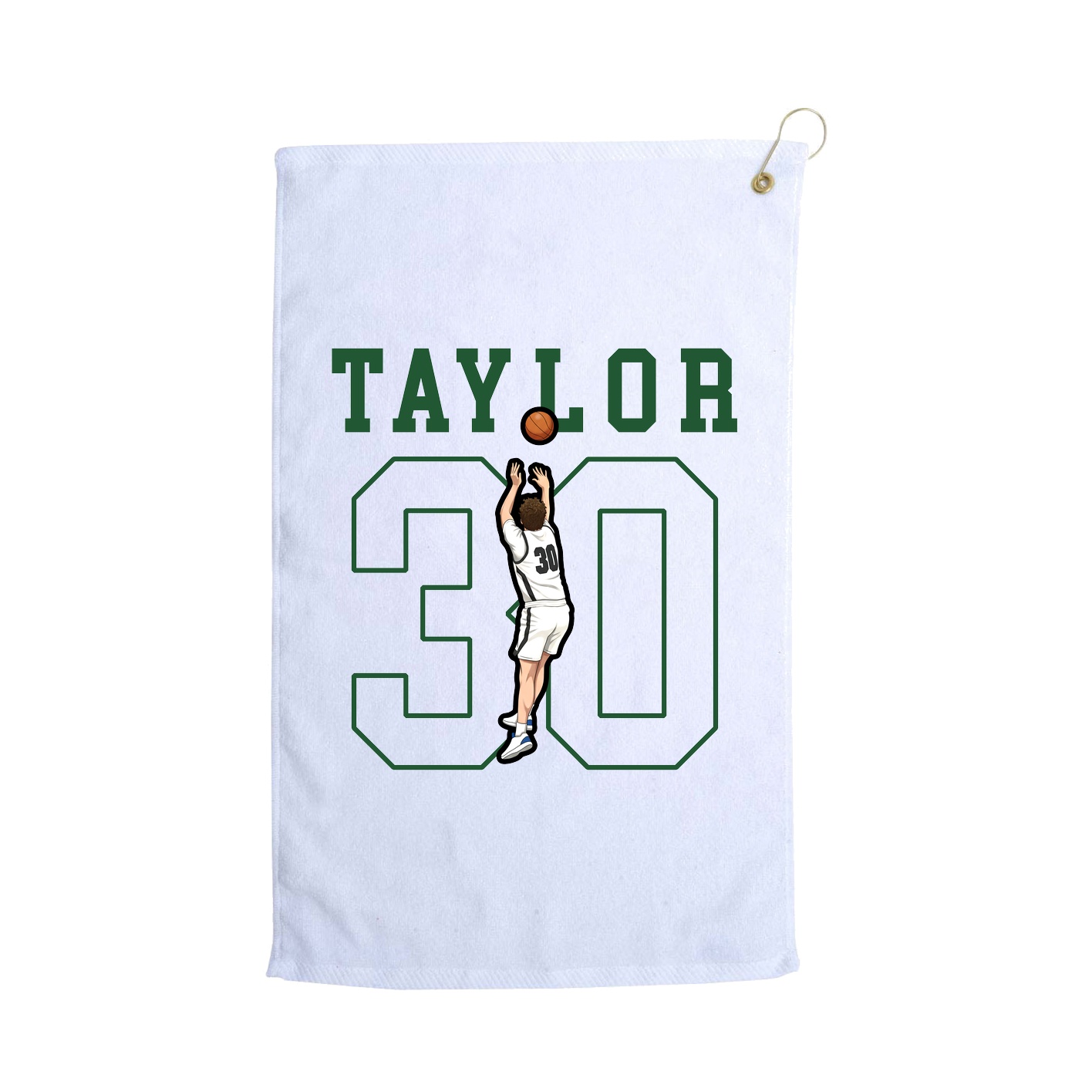Golf Towel — Shirsey in White