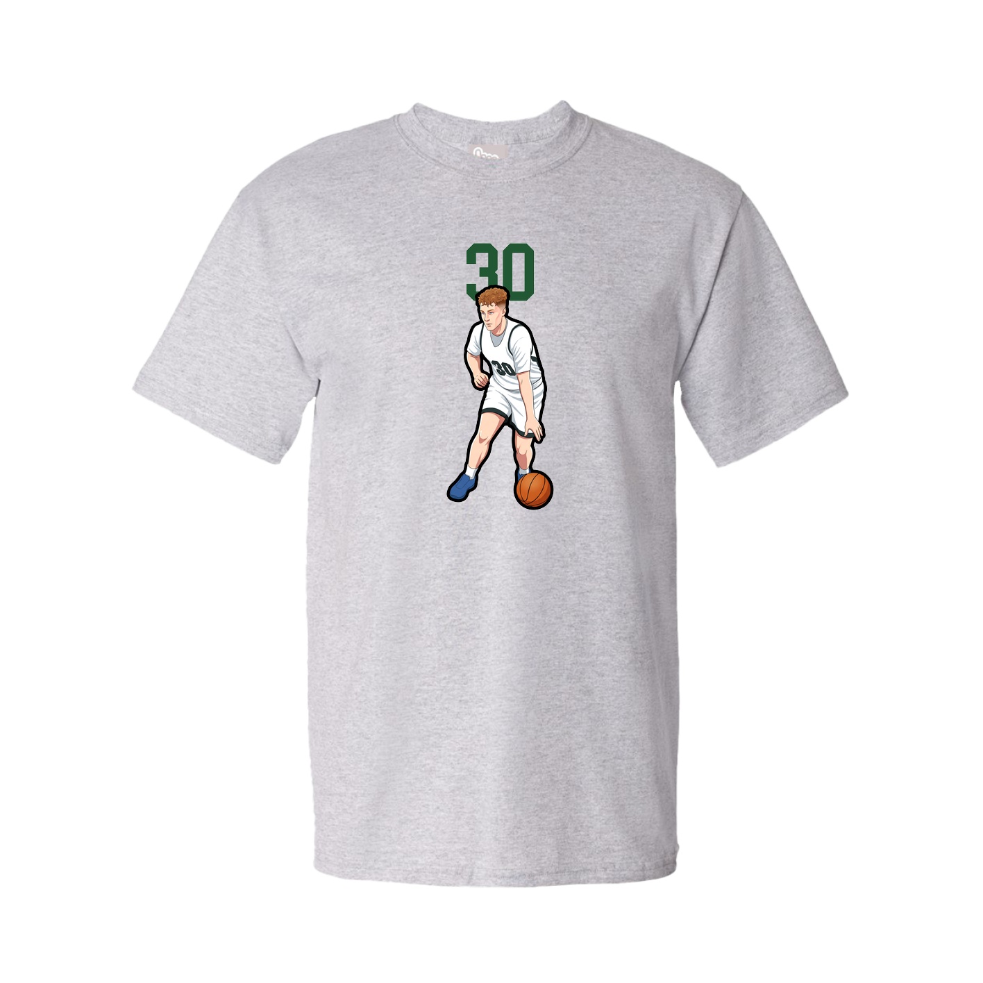 Tee — Number Top in Grey