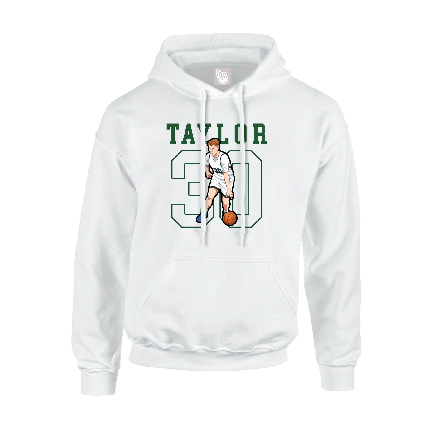 Hoodie — Shirsey in White