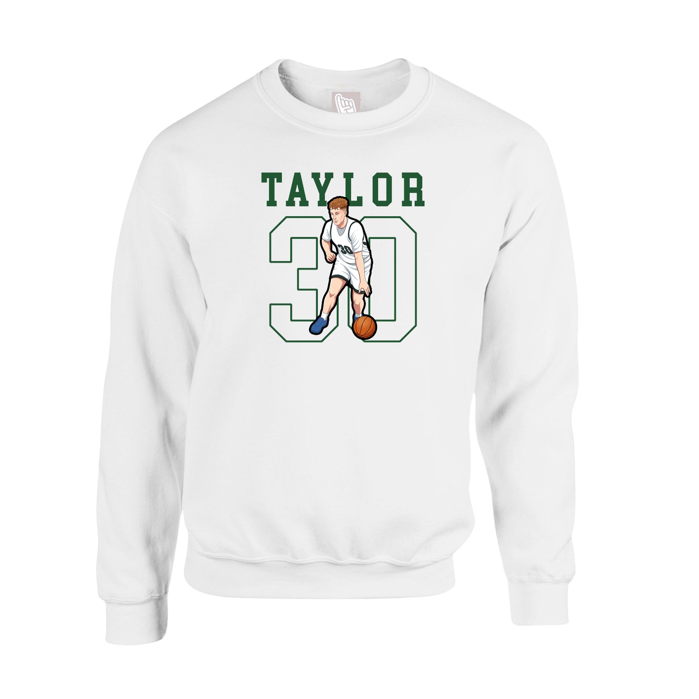 Fleece Crew — Shirsey in White