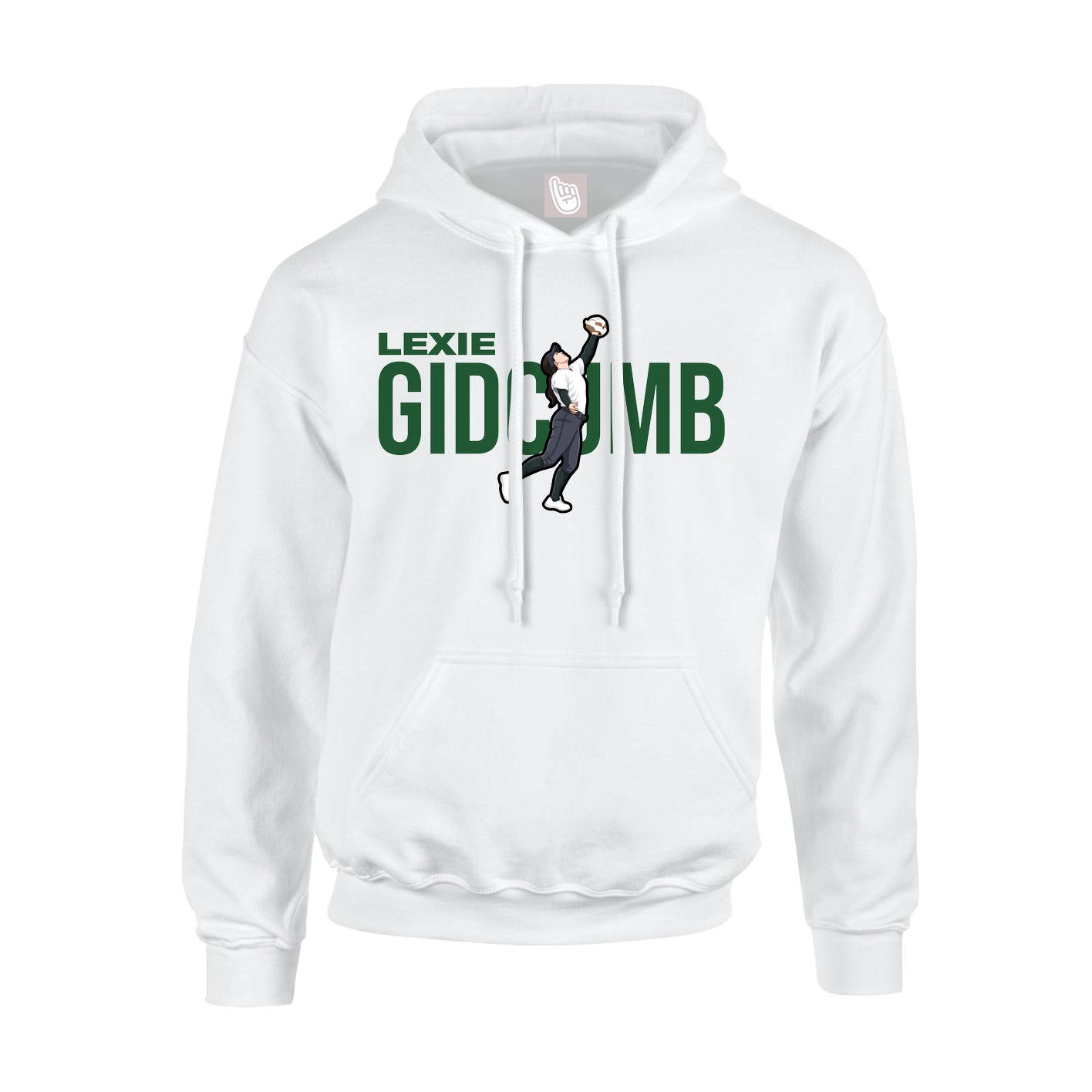 Hoodie — Player Name in White