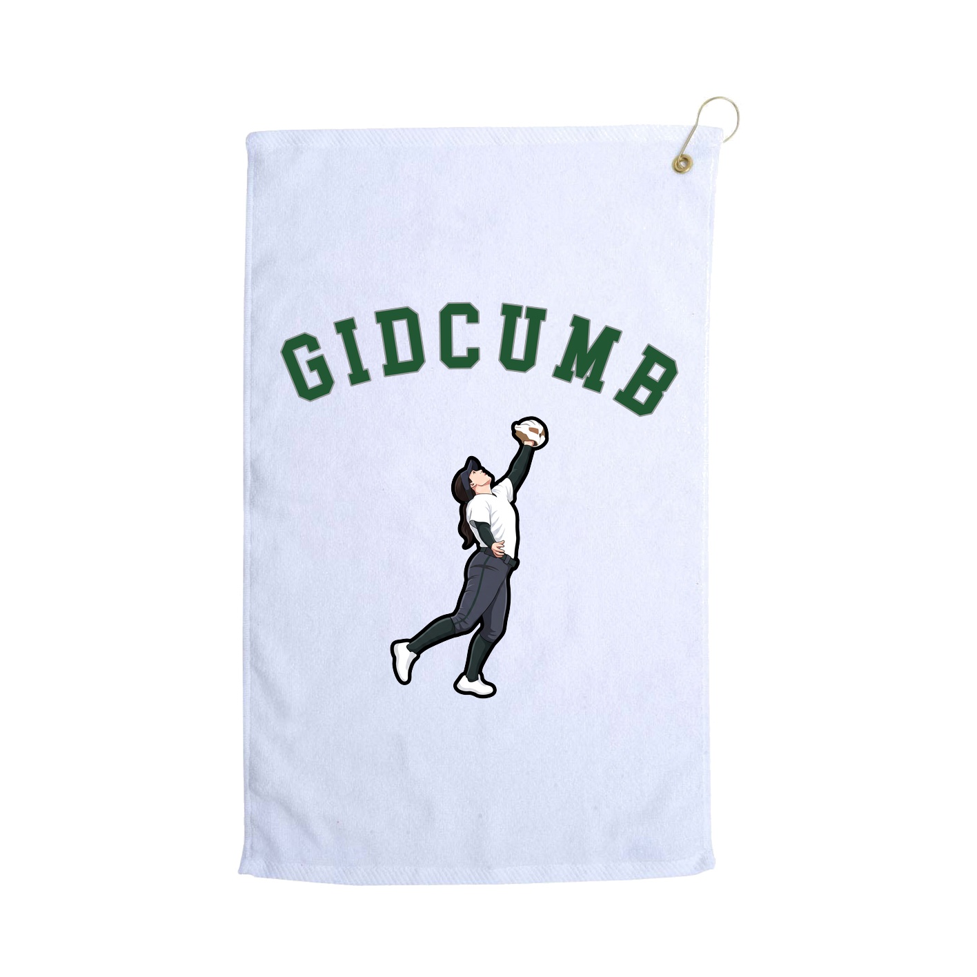 Golf Towel — Shirsey Arch in White