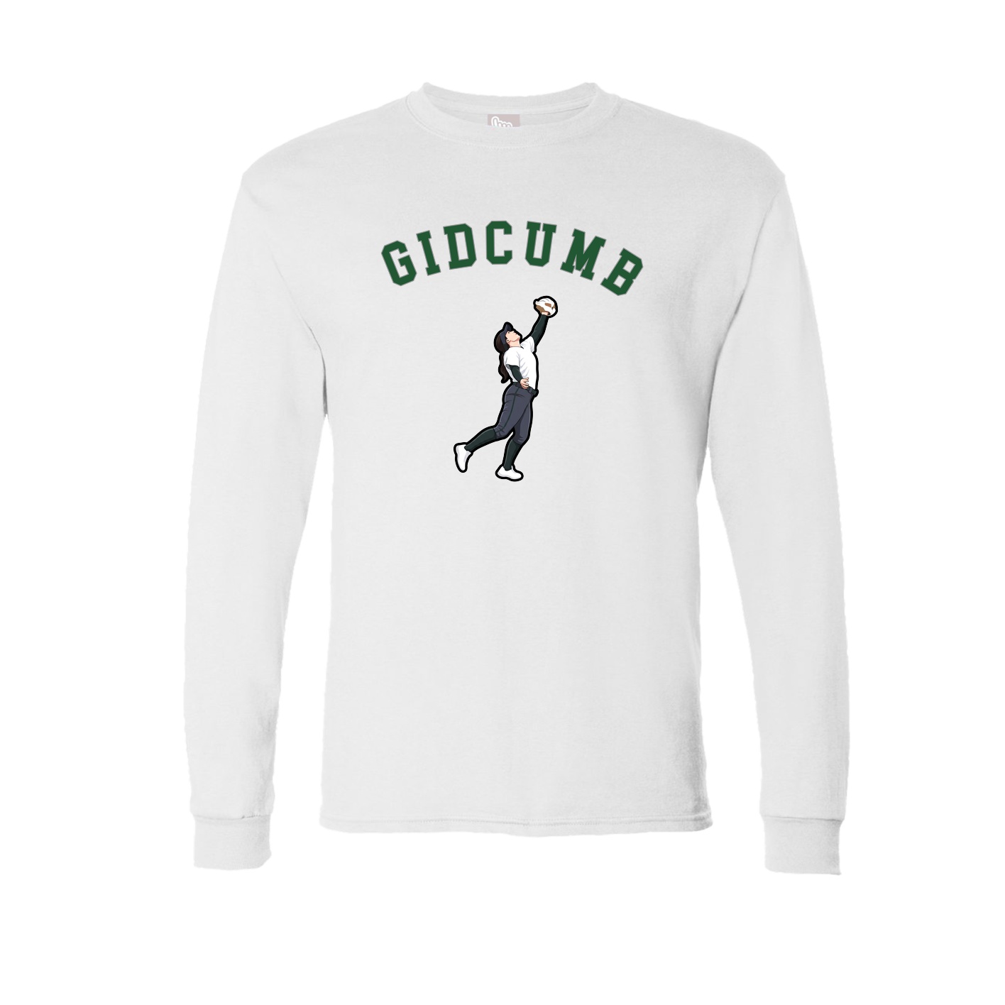 Long Sleeve Tee — Shirsey Arch in White