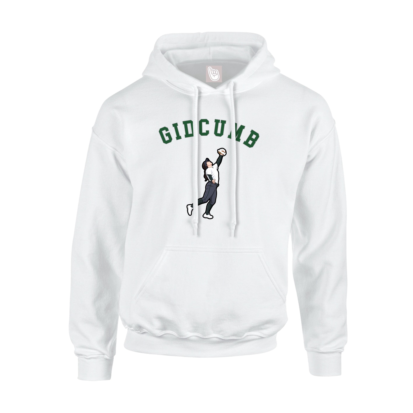 Hoodie — Shirsey Arch in White
