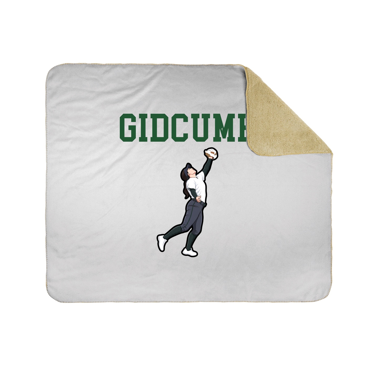 Throw Blanket — Shirsey in White