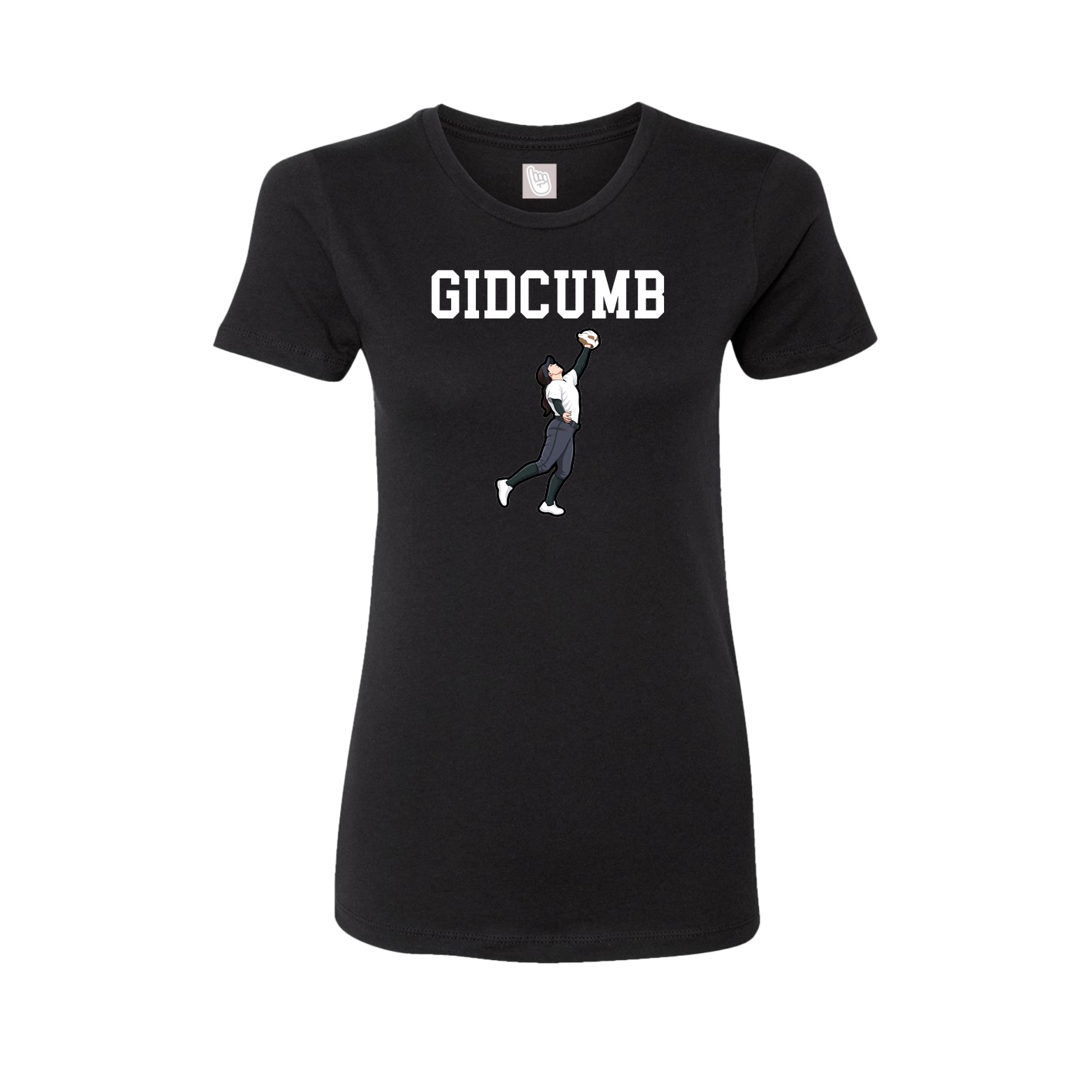 Fitted Women's Tee — Shirsey in Black