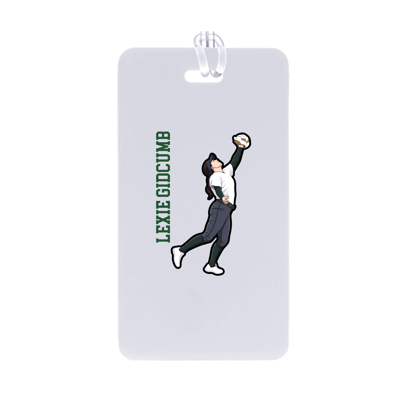 Bag Tag — Name Vertical in Classic