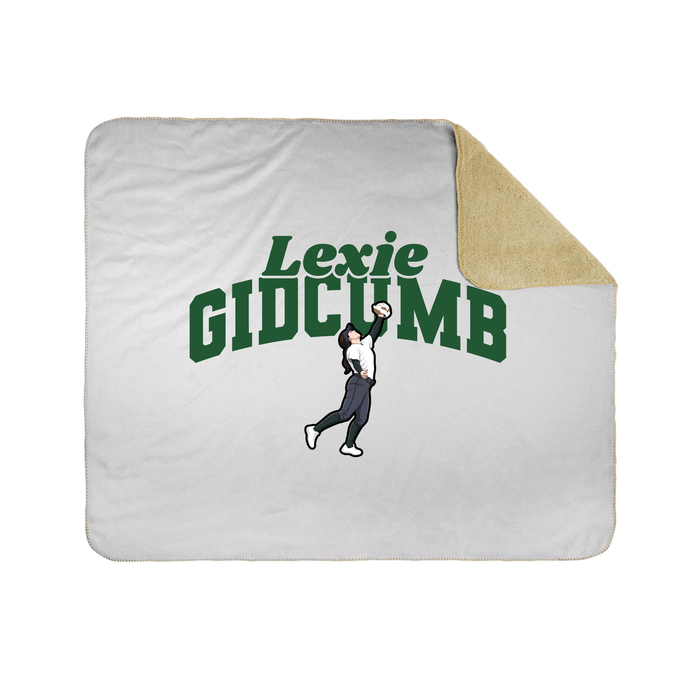Throw Blanket — Signature Arch in White
