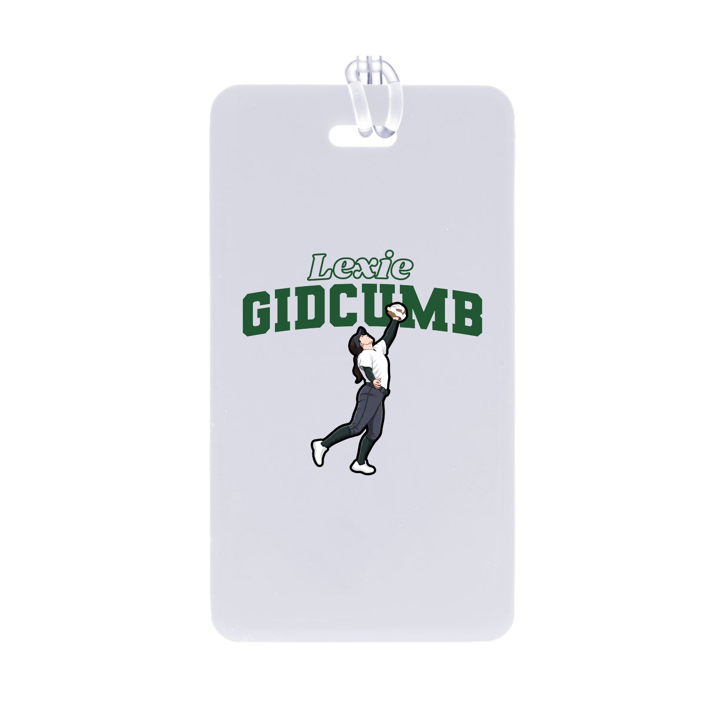 Bag Tag — Name Arch in Classic