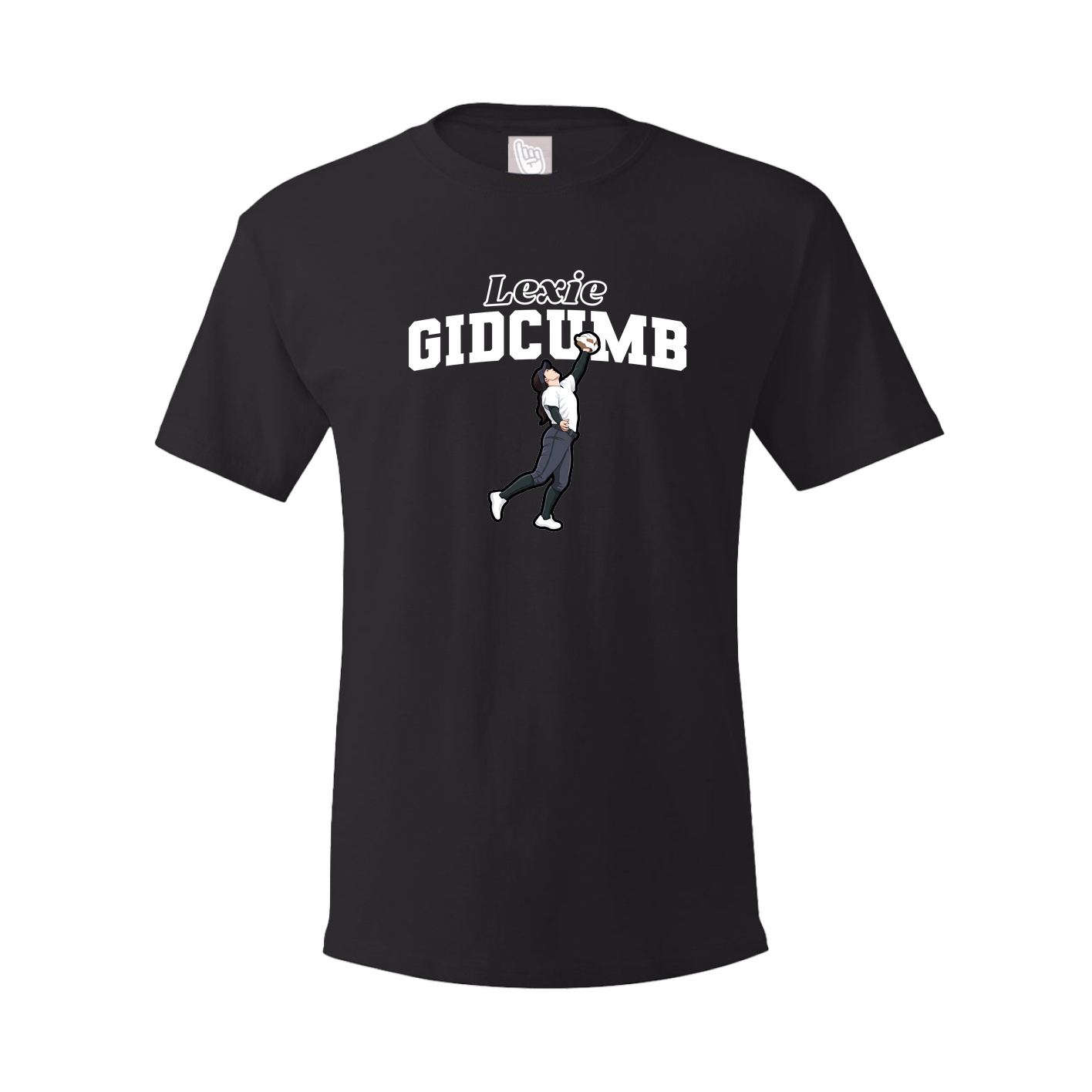 Youth Tee — Name Arch in Black