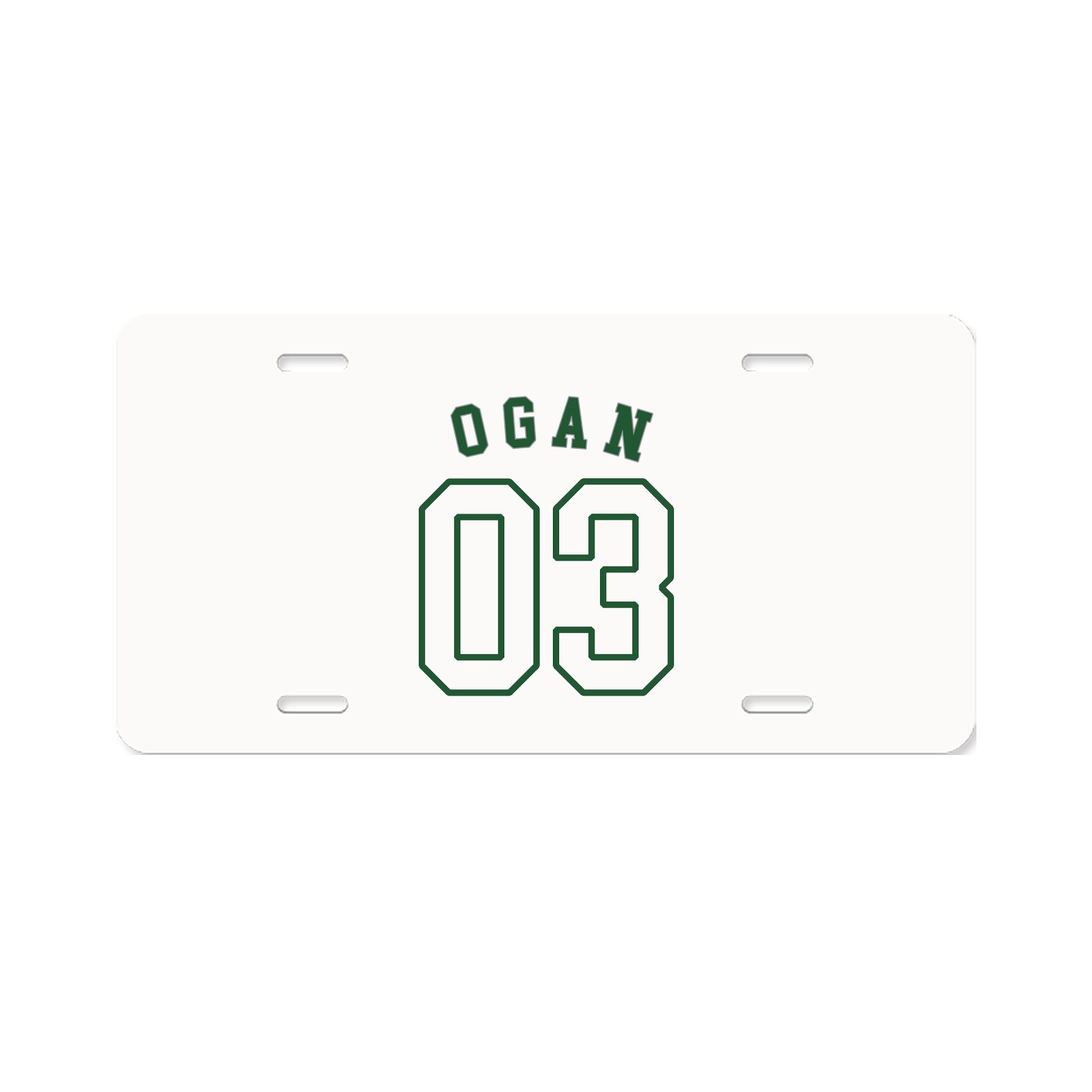 License Plate — Shirsey Arch in Classic